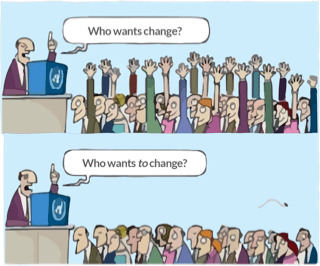 who wants to change?